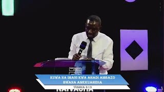 Kuwa Na Imani Na Ahadi za BwanaJoshua 337  Men Fellowship Sunday  Mr Paul Muraya [upl. by Delorenzo883]