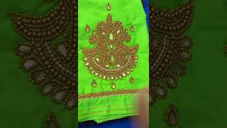 Pk Aari work blouse material sales call 6382359787 [upl. by Oilicec735]