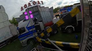 Stanley Reeves AtmosFear  On Ride POV Knutsford May Day Fair 2024 [upl. by Rawde]