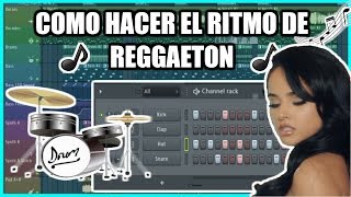 Como Hacer el Ritmo de Reggaeton Drums Patron Ritmico  Curso de Ritmo  AngelMind [upl. by Eleumas]