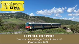 IRPINIA EXPRESS tratta completa Ferrovia AvellinoRocchetta SantAntonio [upl. by Rebmit]