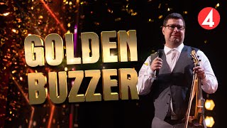 GOLDEN BUZZER  Stefans magiska framträdande belönas med Edwards Golden Buzzer [upl. by Nileve388]