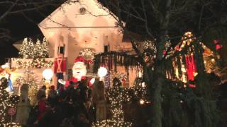 Dyker Heights Christmas Lights  Spata house amp Polizzotto house [upl. by Fakieh619]