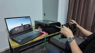 FliteSimcom CLS60120 Force Feedback Yoke Simulator Flight Test Profile [upl. by Oniram]