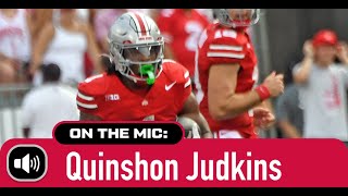 Ohio States Quinshon Judkins recounts his debut vs Akron [upl. by Elodie]