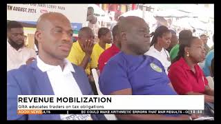 GRA educates traders on tax obligationsAdom TV Evening News 010924 [upl. by Eelannej850]