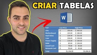 Como inserir conteúdos do EXCEL no WORD [upl. by Omixam]