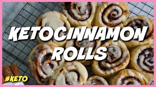 ROLLOS DE CANELA SIN AZÚCAR  CINNAMON ROLLS KETO  PUEDES COMER Y BAJAR DE PESO  DIETA CETOGÉNICA [upl. by Ynotna319]