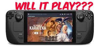 Will The Making Of Karateka Play On The Steam Deck [upl. by Salli]