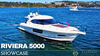 Riviera 5000 Sports Yacht  Just listed  Flagship International Yacht Brokers [upl. by Kohl]