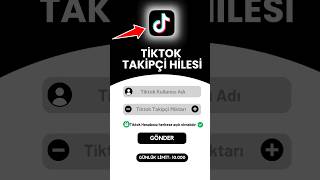 Tiktok Aktif Takipçi Kasma Günde 10000 Takipçi [upl. by Mylan132]