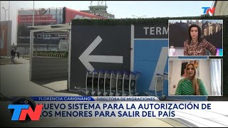 Nuevo sistema de autorización de menores para salir del país I El permiso exprés se obtiene en 2 hs [upl. by Aicina]