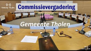 Vergadering Commissie Bestuurszaken  25 september 2024  Omroep Tholen [upl. by Atelokin]