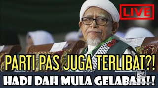 HADI AWANG MULA GELABAH‼️PAS JUGA TERLIBAT‼️ [upl. by Ahseiat231]