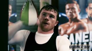 Canelo Alvarez opens up training camp  Canelo vs Khan [upl. by Ho477]