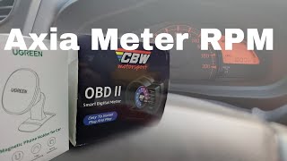 Axia E 2023 Pasang Meter RPM I OBD2 Meter [upl. by Eibrab]