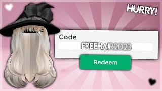 HURRY GET 6 NEW FREE HAIRS TODAY 🥰 FREE PROMO CODES [upl. by Aiseneg]