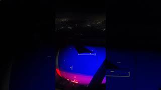 Airbus A320 Night View landing Hyperlapse [upl. by Fontana169]