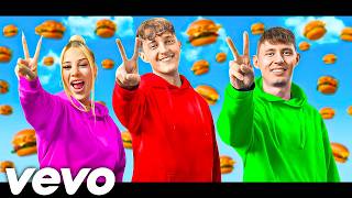 BURGERPOMMES 2 SONG  LukasBS Canselguel MarvinVlogt Official Music Video [upl. by Aytak67]