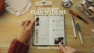 DECEMBER PLAN WITH ME IN MY HOBONICHI WEEKS [upl. by Waki]