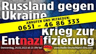 Sondersendung RusslandUkraine Krieg zur Entnazifizierung [upl. by Gert723]