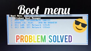 How To Fix Boot Menu  Problem Solved  Lenovo laptop [upl. by Tal]