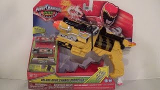 Deluxe Dino Charge Morpher Review Power Rangers Dino Charge [upl. by Helbonnas612]