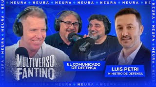 El comunicado de defensa y charla con Luis Petri ministro de defensa  Multiverso Fantino  2111 [upl. by Laud]