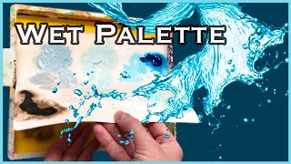 Acrylic Painting StayWet Palette Tutorial Masterson StaWet [upl. by Inalan]