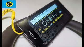 Sony NWA306 Walkman HOW TO MAKE A PLAYLIST  Connect Bluetooth  Volume update [upl. by Jowett900]