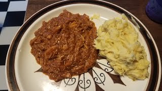 whats for dinner we got pulled pork and tater salad [upl. by Abby]