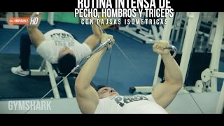 Entrenamiento de pecho hombros y triceps EMPUJE [upl. by Anayhd46]