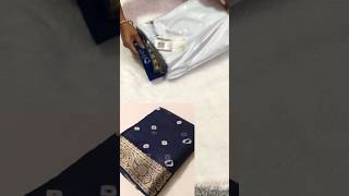 meesho top quality georgette’ saree unboxing 👌👌👌 [upl. by Knick544]