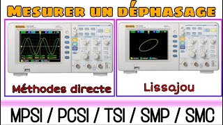 TP  Mesurer un déphasage avec l’oscilloscope numérique Électrocinétique [upl. by Tufts]