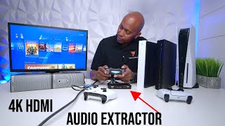 4k HDMI Audio Extractor With Optical and 35mm Outputs HDA912 [upl. by Lidaa424]