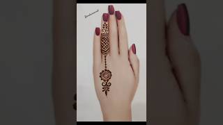 simple Ring mehendi designshortsfeed youtubeshorts mehndi shortvideo [upl. by Aniret669]