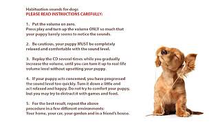 Canine Code  Habituation sounds for puppies [upl. by Akiram770]