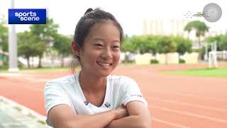 Zheng Haohao Chinas youngest member at Paris 2024 feels a bit quotnarcissisticquot when she skateboards [upl. by Aviva191]