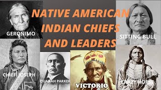 Native American Indian Chiefs and leaders [upl. by Tonneson]