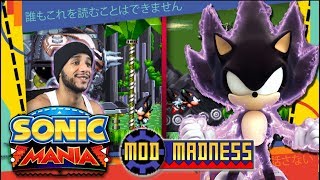 Sonic Mania PC  DARK SUPER SONIC in MECHA GREEN HILL  Mod Madness [upl. by Morganica81]