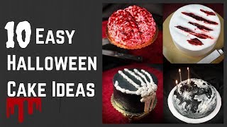 10 Easy Halloween Cake Decorating Ideas [upl. by Atikat340]