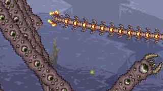 Terraria Crawltipede vs Eater Of Worlds Tmodloader Smash Bros Mod [upl. by Htebazileharas]