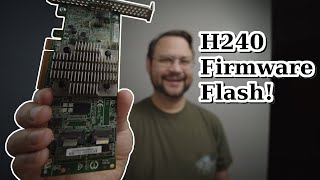 Updating Firmware on HP H240 HBA Troubleshooting [upl. by Kreiner]