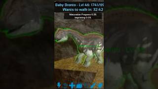 Bronto egg hatching in ark mobile tamil [upl. by Nytsirhc]