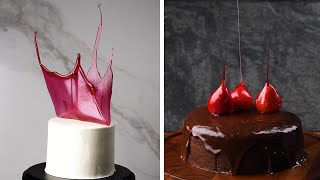 15 Cake Decoration amp Plating Hacks to Impress Your Dinner Guests So Yummy [upl. by Ainoek90]