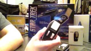 Star Trek phaser review Diamond Select amp Hallmark [upl. by Elah388]