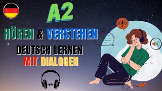 Deutsch lernen mit Dialogen A2 [upl. by Bonacci285]