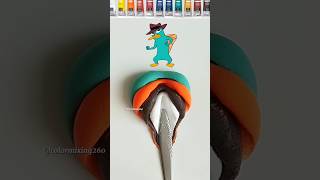 When I Mixing Color Perry the Platypus colormixing mixingcolor satisfying claymixing [upl. by Matilda765]