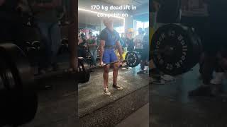 170 kg deadlift in e heavydeadlift motivation heavylifting conventionaldeadlift powerlifthard [upl. by Anay]