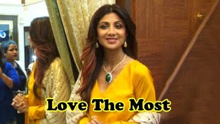 What Does Shilpa Shetty Kundra Love The Most [upl. by Noedig28]